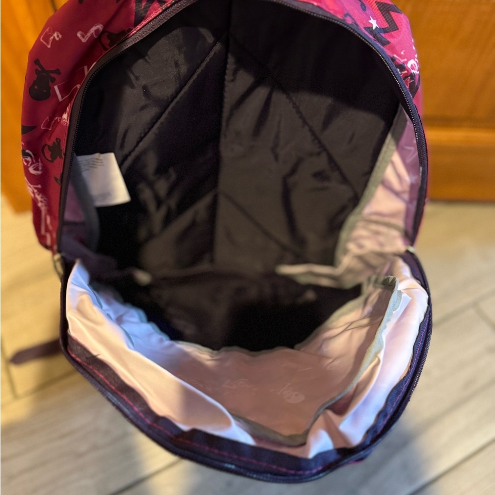 FUEL Girl’s Backpack, 17” By 12” By 7’5”, pink/purple, NEW - Picture 4 of 6